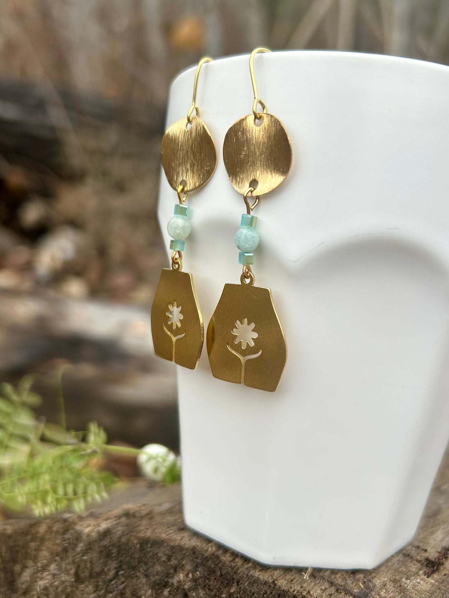 Amazonite Pistil Earrings