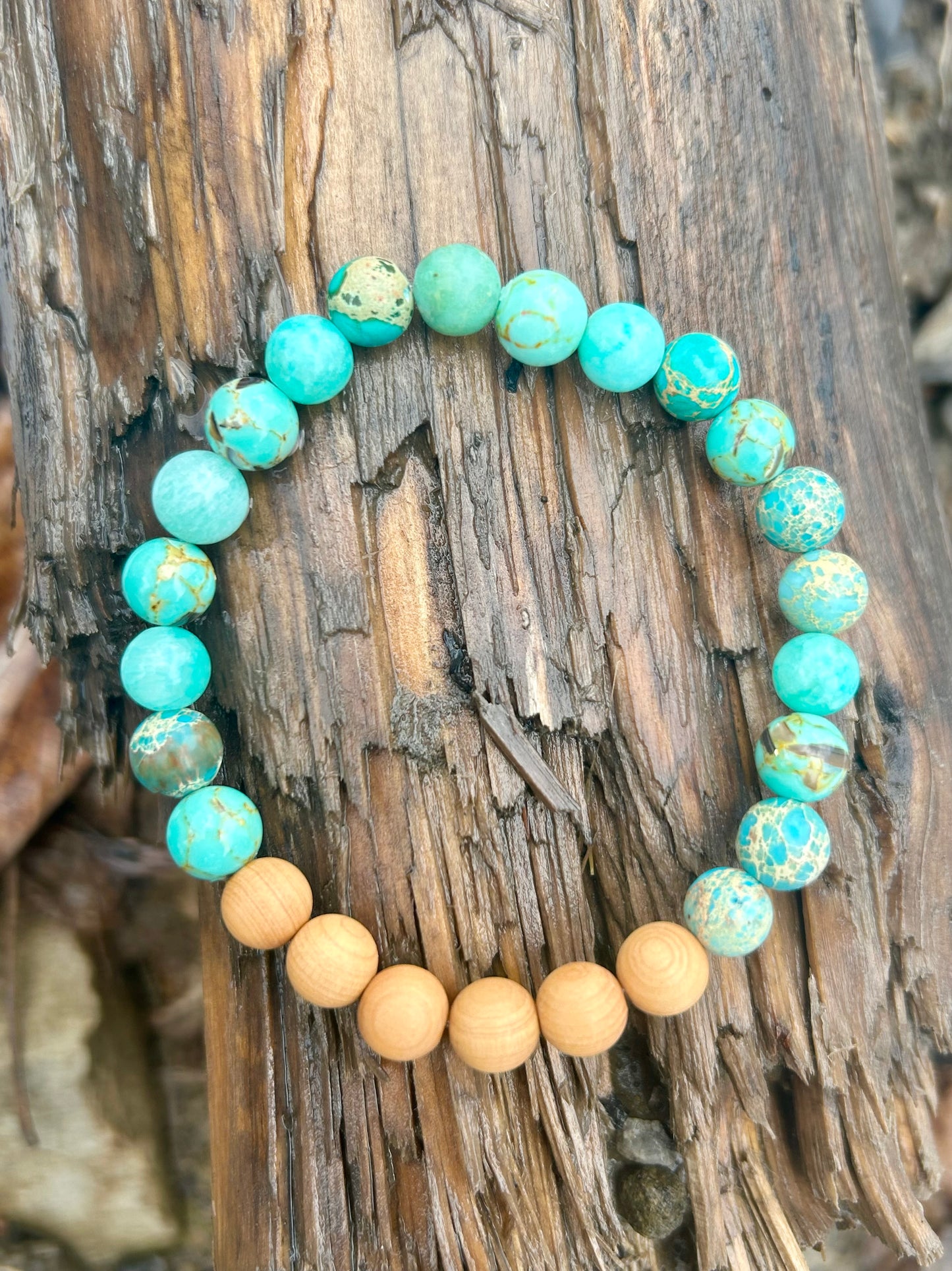 Stretchy Stone Bracelet “Protection”