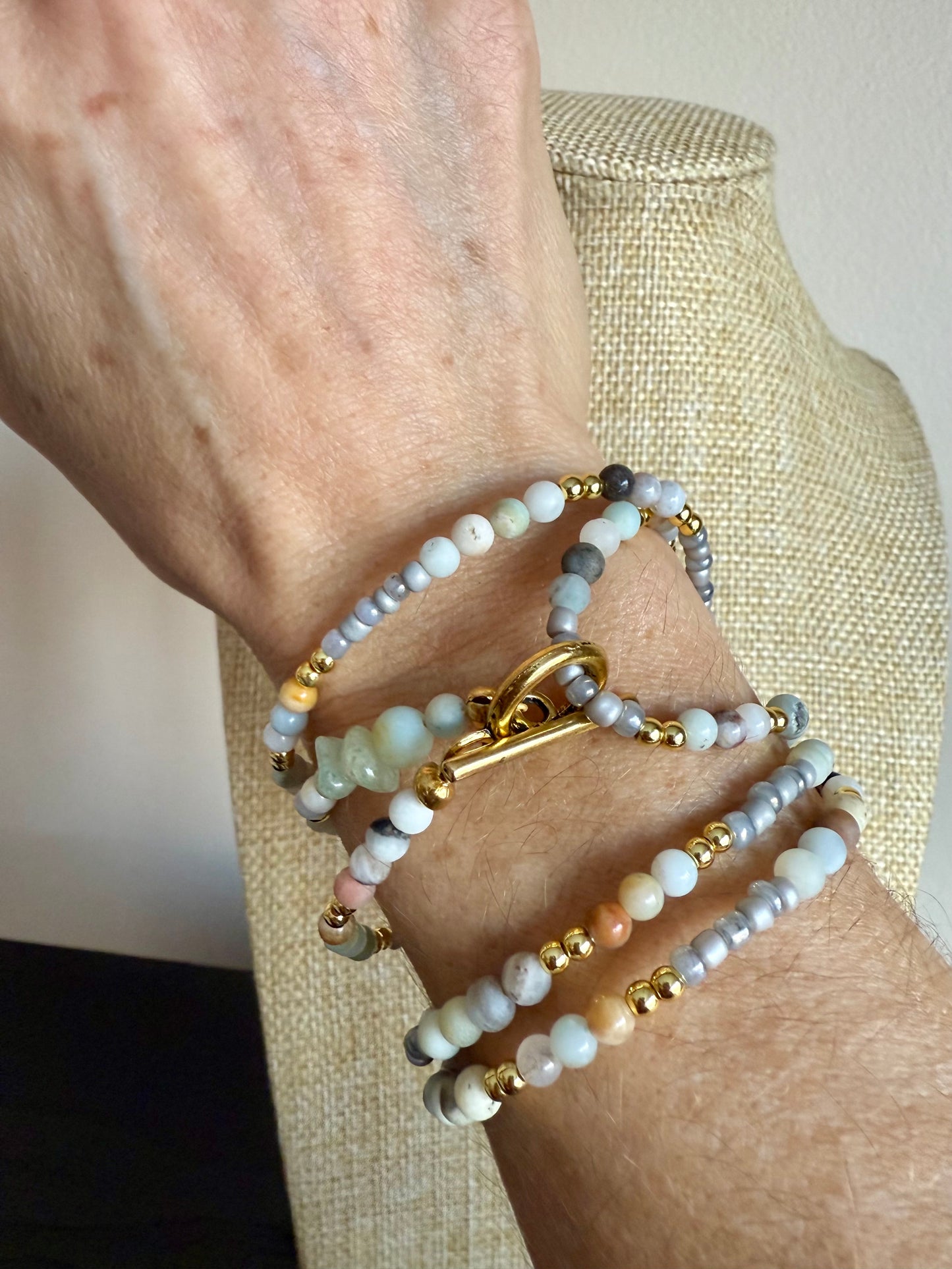 Amazonite Beaded Necklace