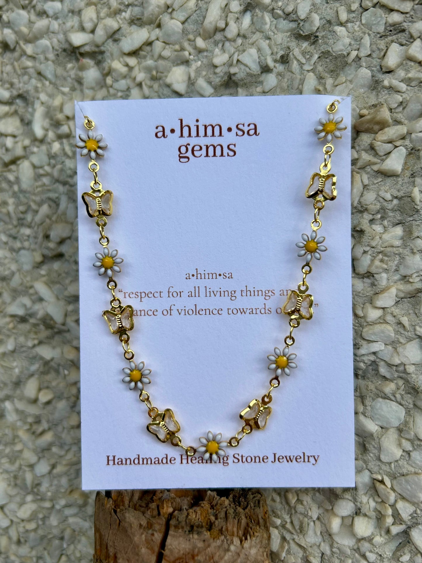 Ankle Bracelet 24k Gold Plated Garden Gold