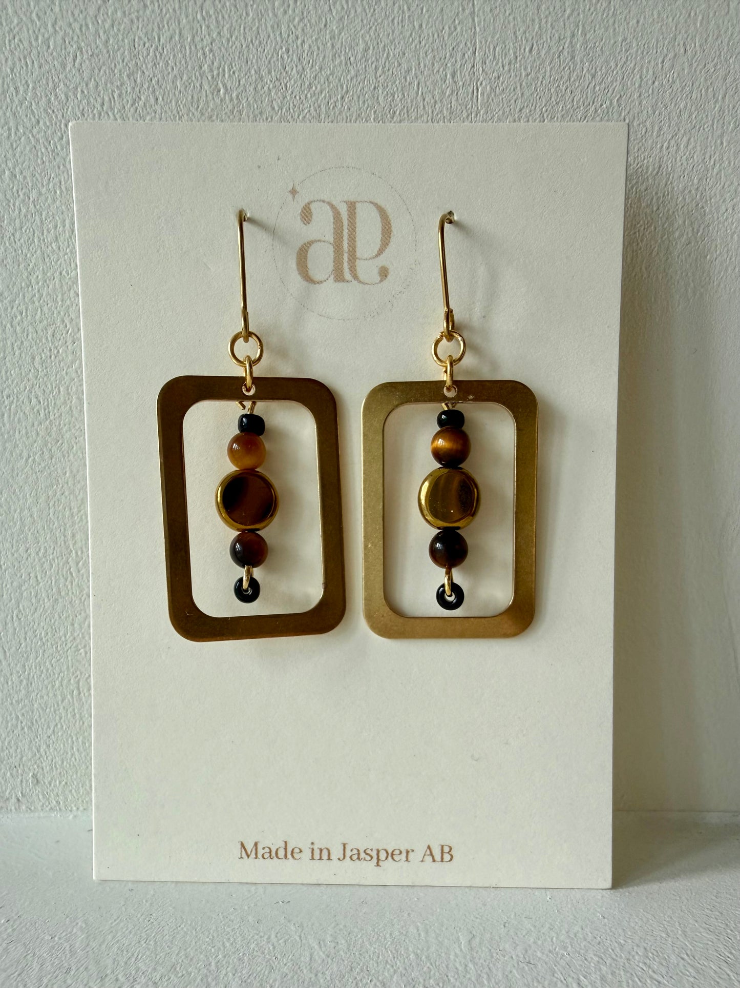 Tiger Eye Courage Earrings