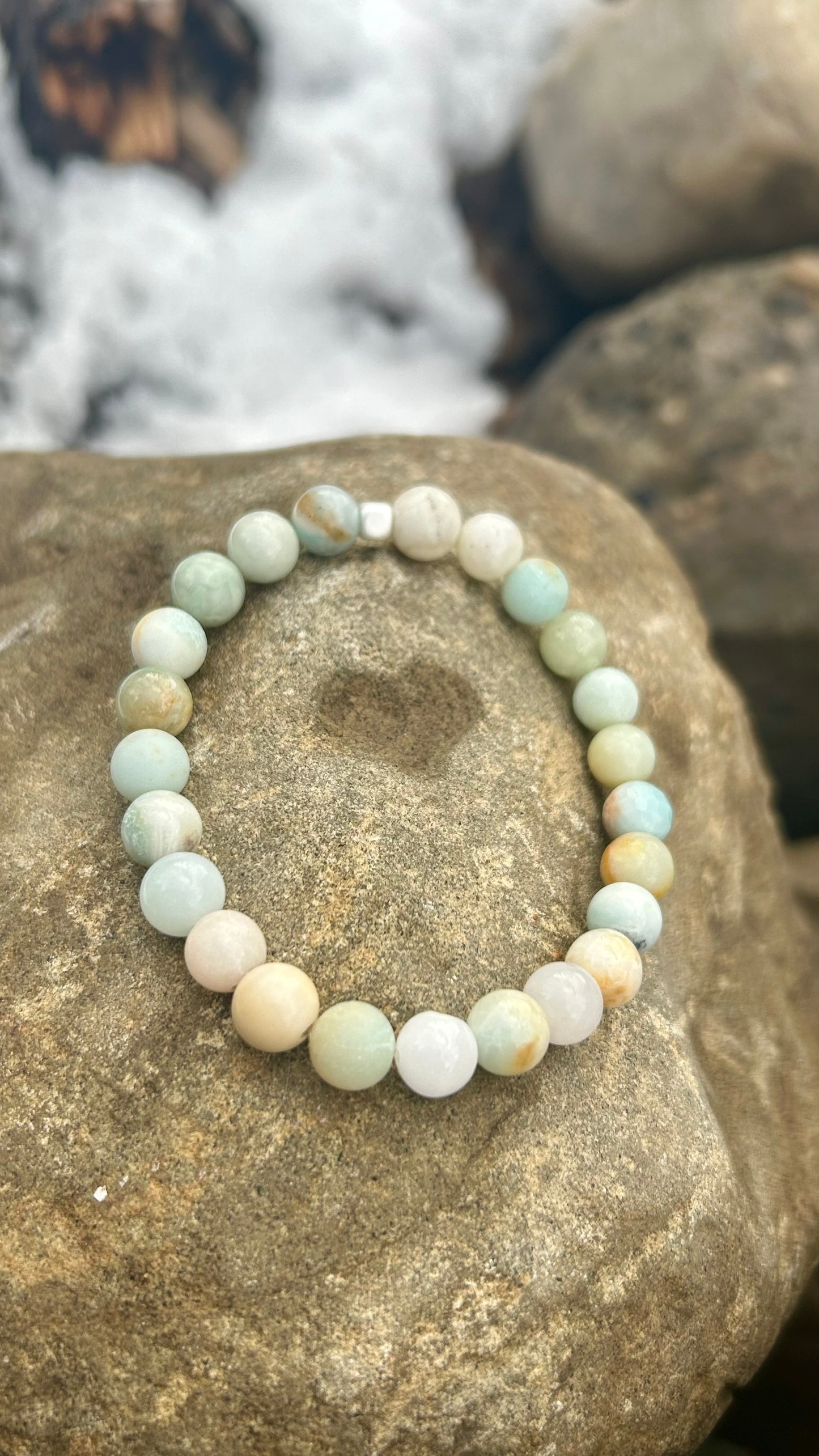 Stretchy Stone Bracelet “Soothing”