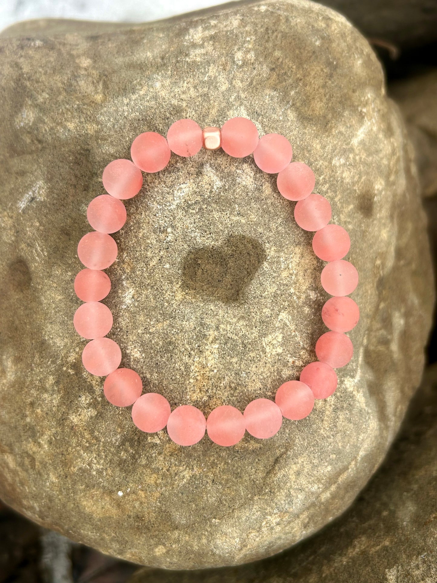 Stretchy Stone Bracelet Cherry Quartz