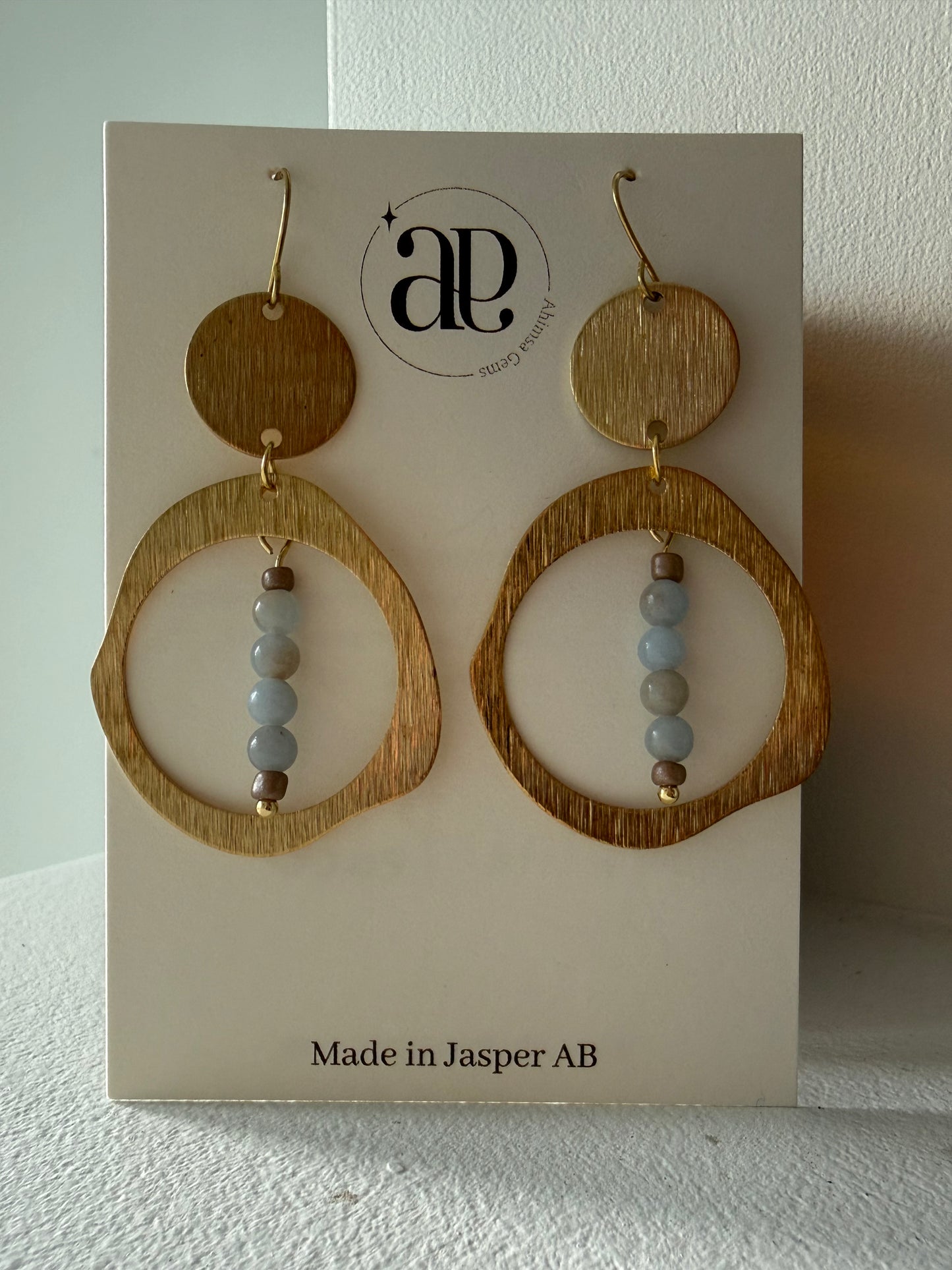 Angelite Squiggle Earrings
