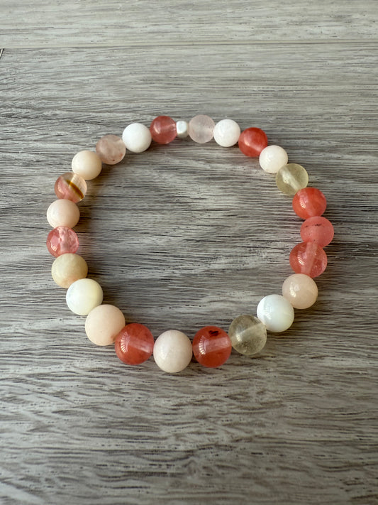 Stretchy Stone Bracelet Love Stones