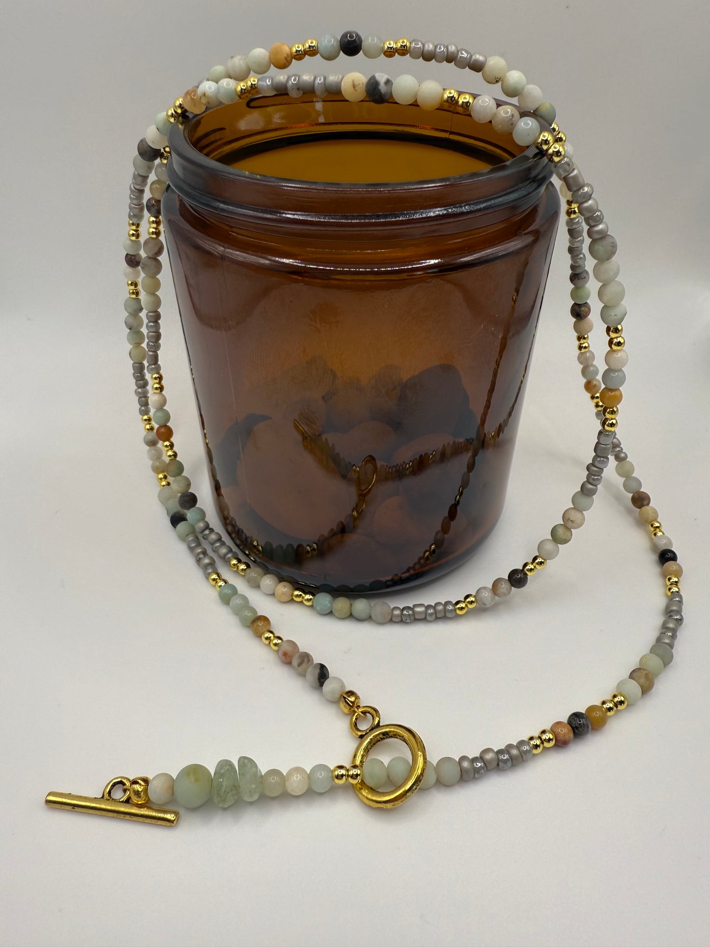 Amazonite Beaded Necklace