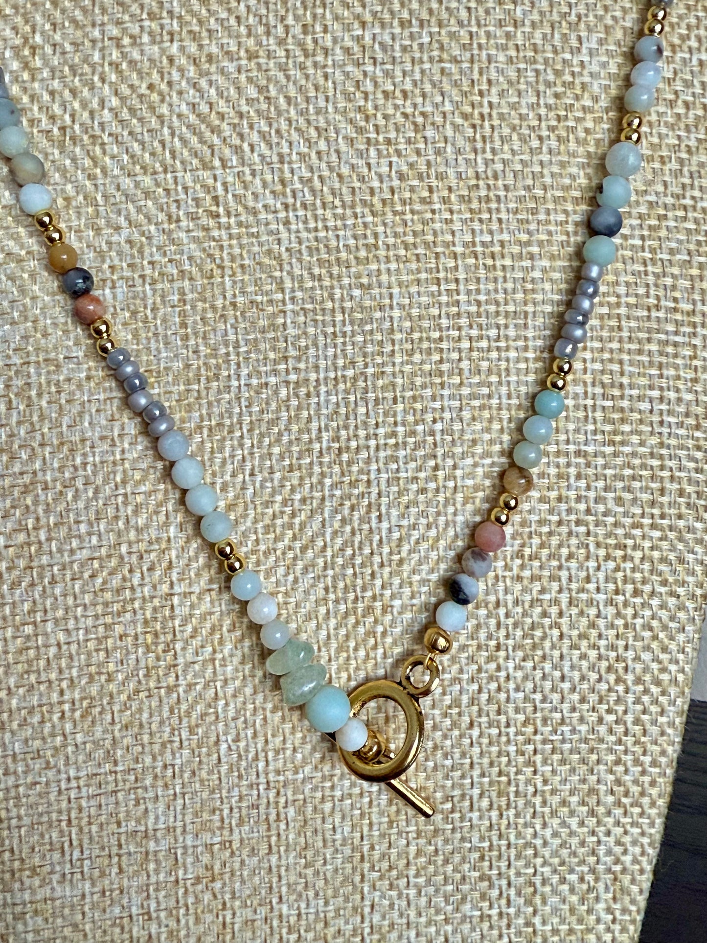 Amazonite Beaded Necklace