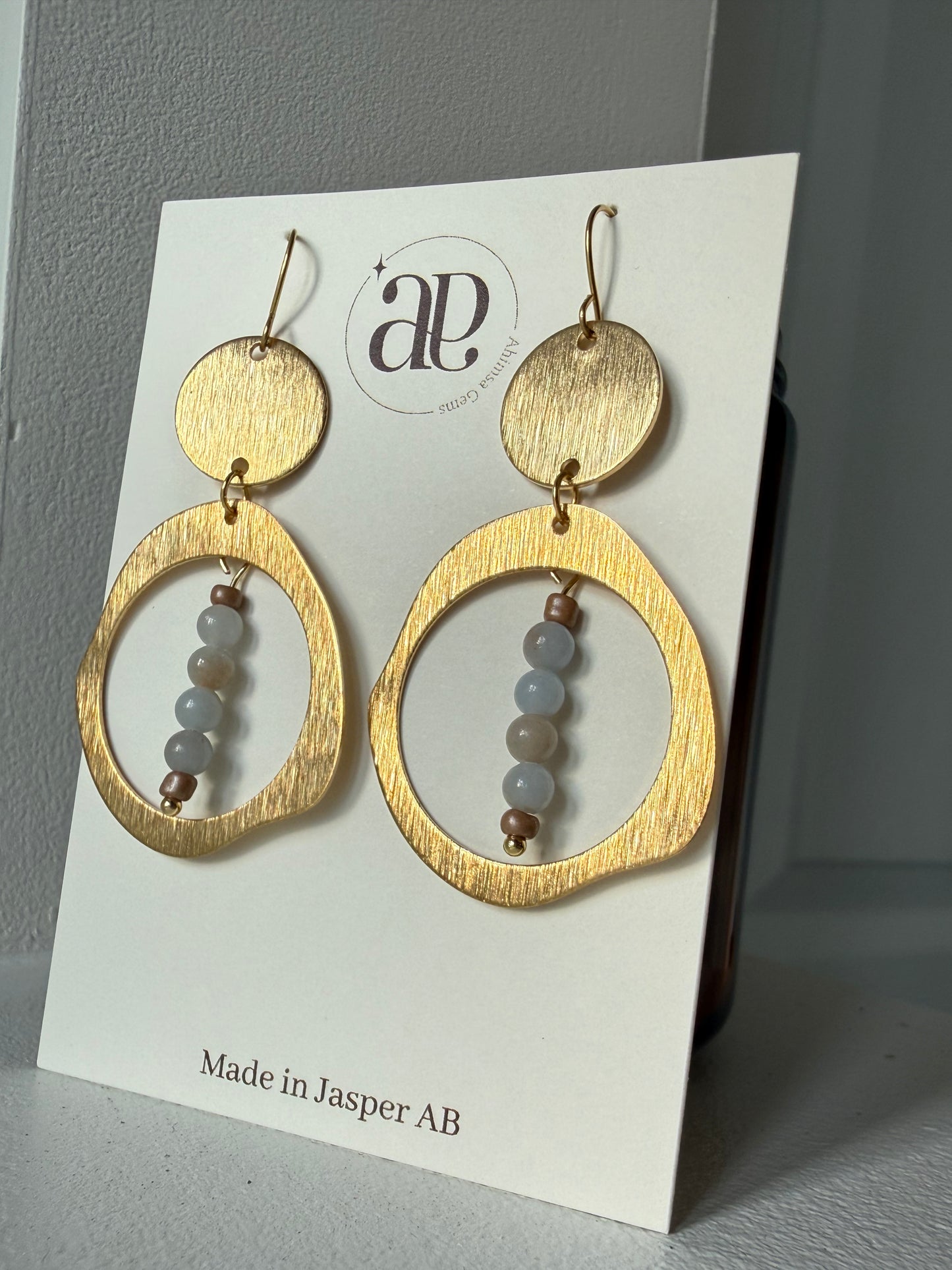 Angelite Squiggle Earrings