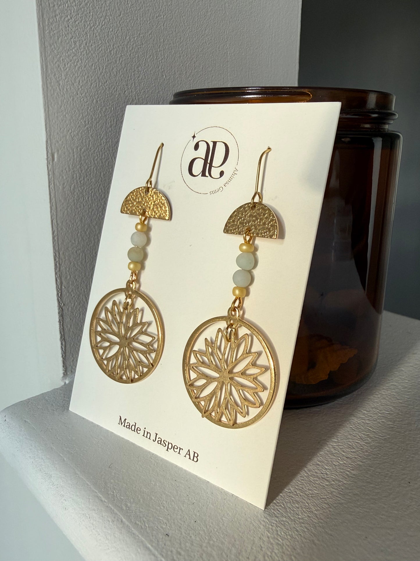 Amazonite Bloom Earrings